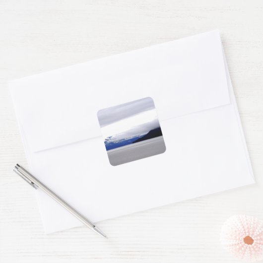 Alaska Blues スクエアシール (封筒)