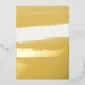 Alaska Blues 箔招待状 (正面)