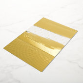 Alaska Blues 箔招待状 (回転した状態)