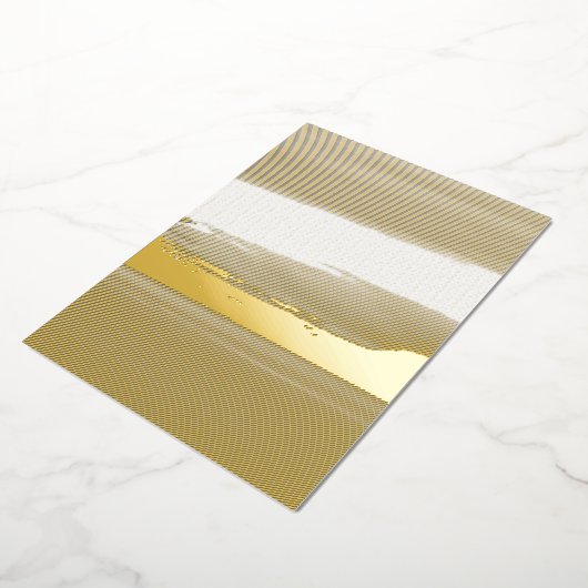 Alaska Blues 箔招待状 (回転した状態)