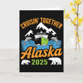 Alaska Cruise 2025 Cruisin’ Together Family Vacati カード (黄色い花)