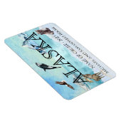 Alaska Cruise Cruising Custom Bear Moose Large マグネット (右側)