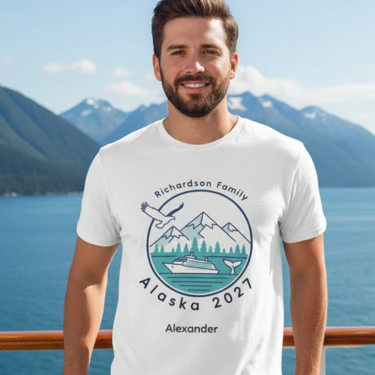Alaska Cruise Ship Family Trip T-Shirt Tシャツ