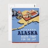 Alaska_Death_Trap_Alaskaプロパガンダ ポストカード (正面/裏面)