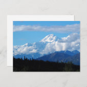 Alaska Denali Mountain Landscape写真 ポストカード (正面/裏面)