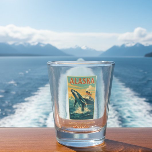 Alaska Family Reunion Vintage Cruise Ship ショットグラス