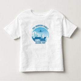 Alaska Family Vacation Custom Cool Glacier トドラーTシャツ
