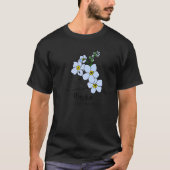 Alaska Forget Me Not Flower   Tシャツ (正面)