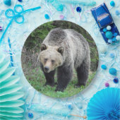 Alaska Grizzly Bear Wildlife写真 ペーパープレート (パーティー)