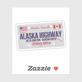 Alaska Highway Canada - Alaska USA 01 Sticker シール