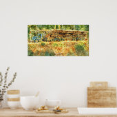 Alaska Highway Logging Truck Transport Art Poster ポスター (キッチン)