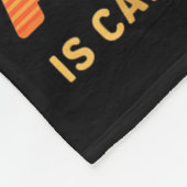 Alaska Is Calling And I Moose Go Funny Animal Love フリースブランケット (角)