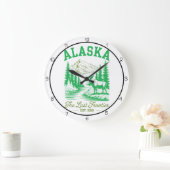 Alaska Last Frontier Timepiece ラージ壁時計 (ホーム)