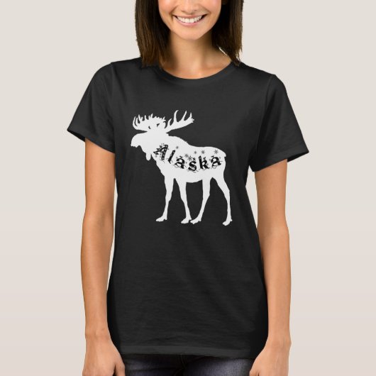 Alaska Moose Holiday Tシャツ (正面)