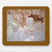 Alaska Moose Mouse Pad マウスパッド (正面)