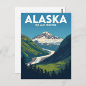 Alaska Mountain Landscape ポストカード (正面/裏面)