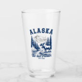  Alaska Nature Landscape and Moose Design タンブラーグラス (正面)