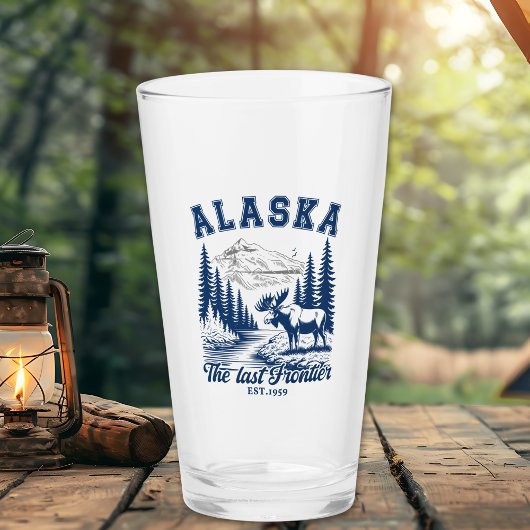  Alaska Nature Landscape and Moose Design タンブラーグラス