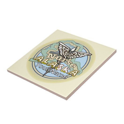 Alaska Nurse Caduceus タイル (側面)
