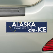 Alaska political bumper sticker バンパーステッカー (車上)
