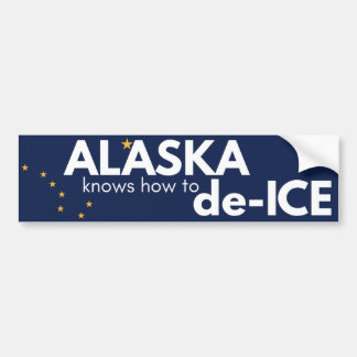 Alaska political bumper sticker バンパーステッカー
