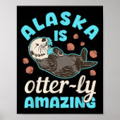 Alaska Sea Otter Vacation Souvenir  ポスター (正面)