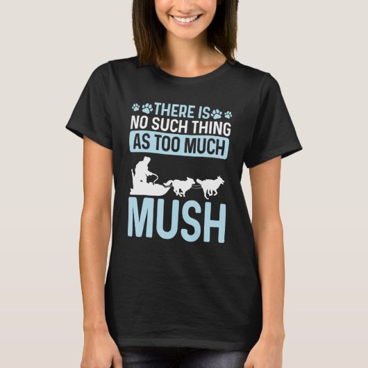 Alaska Sled Dog Racing Mushing Season Husky Sleddi Tシャツ (正面)