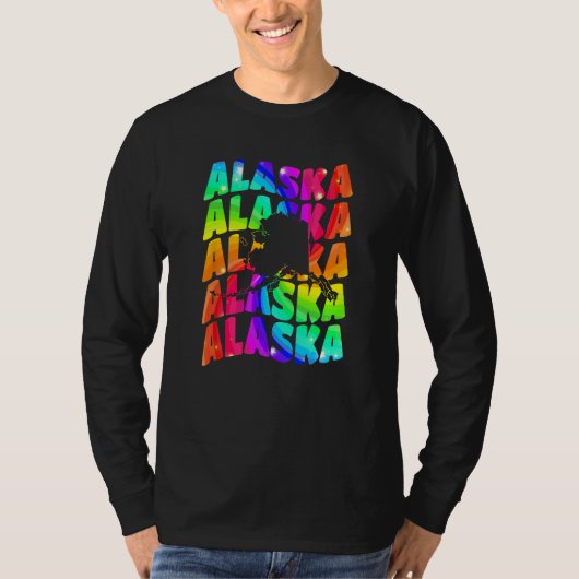 Alaska Souvenir Vacation Tourist Alaskan Territory Tシャツ (正面)