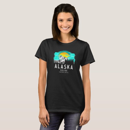 Alaska State was established the 1959 Pride state Tシャツ (正面フル)