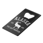 Alaska The Last Frontier クレジットカード栓抜き (裏面アングル)