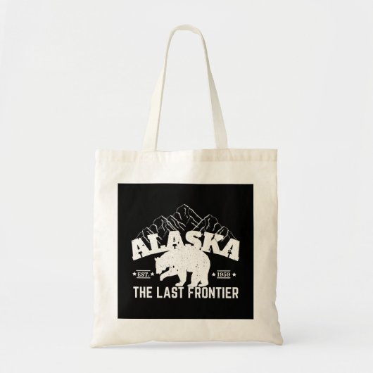 Alaska The Last Frontier Polar Bear トートバッグ (正面)