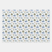 Alaska Toile Wrapping Paper ラッピングペーパーシート (正面3)