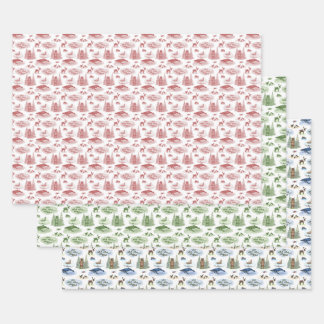 Alaska Toile Wrapping Paper  ラッピングペーパーシート
