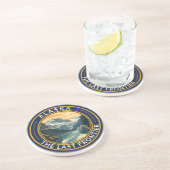 Alaska Travel Art Badge コースター (側面)
