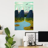 Alaska Travel Poster ポスター (ホームオフィス)