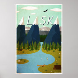 Alaska Travel Poster ポスター