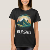 Alaska UFO For UFO and Alien Fans Tシャツ (正面)