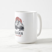 Alaska Untamed North Mountain Wilderness Outdoor コーヒーマグカップ (正面右)