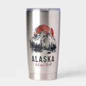 Alaska Untamed North Mountain Wilderness Outdoor 保温保冷タンブラー (正面)