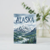 alaska view postcard ポストカード (スタンド正面)
