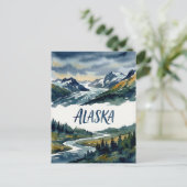 alaska view postcard ポストカード (スタンド正面)