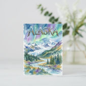alaska view postcard ポストカード (スタンド正面)
