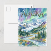 alaska view postcard ポストカード (正面/裏面)