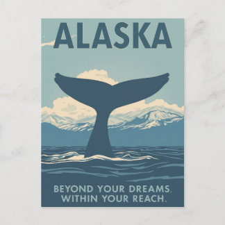 Alaska Whale Tail Adventure ポストカード