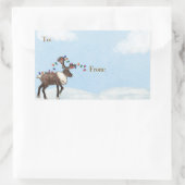 Alaska Wildlife Holiday Sticker 長方形シール (バッグ)