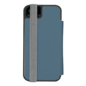 AlaskaFlyの漁師のヴィンテージ旅行ポスター Incipio iPhoneウォレットケース (フォリオ裏面)