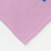 AlaskaIcebergのヴィンテージ旅行ポスター フリースブランケット (角)