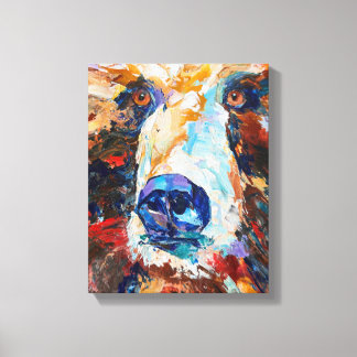 Alaskan Bear Canvas Print "In the Bears Gaze キャンバスプリント