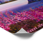 Alaskan Cotton Candy Matte Poster ポスター (角)