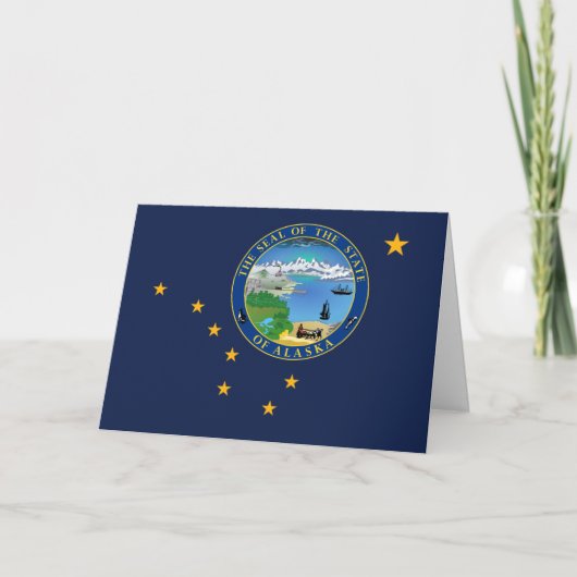 Alaskan Flag & Seal, Flag of Alaska カード (正面)